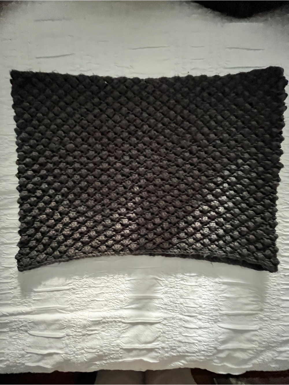 Lole Charcoal Chunky Knit Infinity Scarf